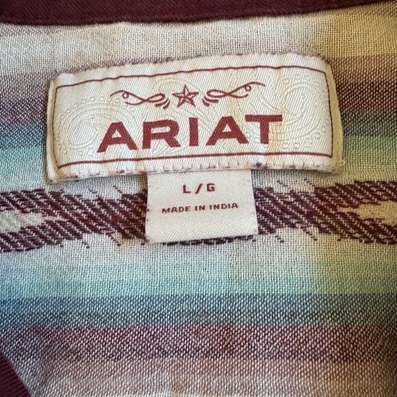 Ariat Womens La Madre Jacket Large EUC Aztec Yellowstone Rodeo Native American - Picture 5 of 14